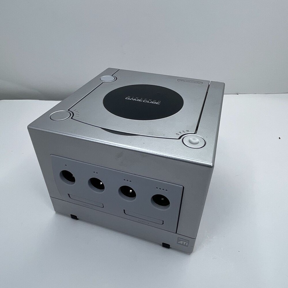 Platinum Silver Nintendo GameCube DOL-101 (USA) GC Console Only - WORKS